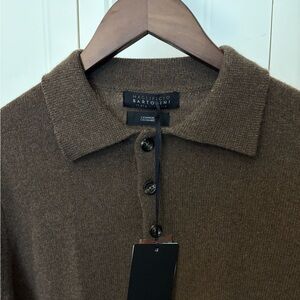 Bartolini Cashmere Brown Men's Shirt